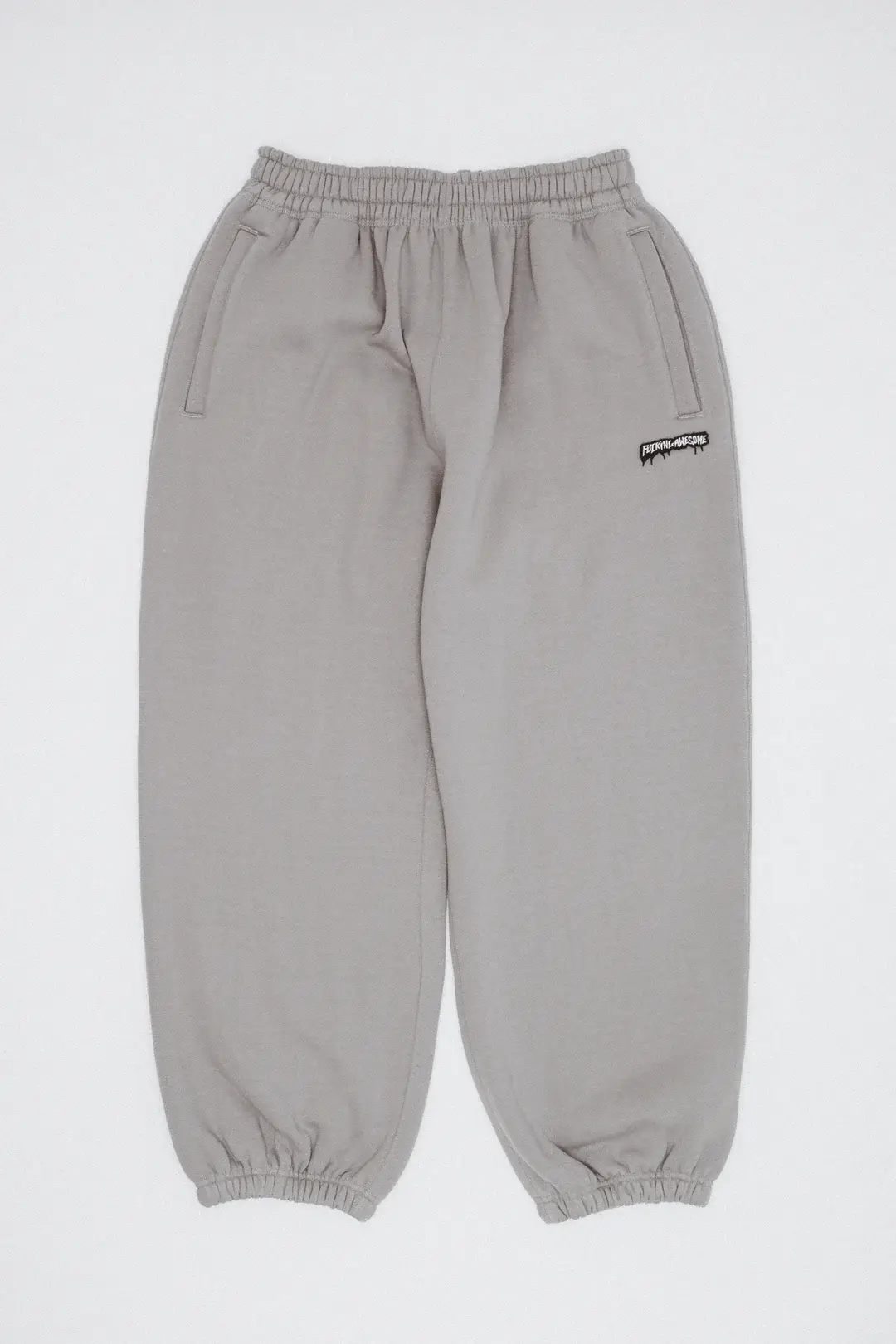 Fucking Awesome Velcro Stamp Micro Logo Sweatpants GREY